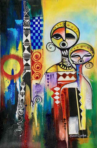 Olumide Egunlae  |  Gambia  |  Facing Darkness  |  True African Art .com