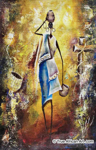 Willie Wamuti  |  Kenya  |  "Half Full"  |  True African Art .com