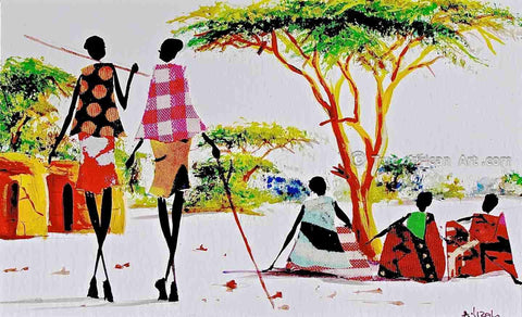 Albert Lizah  |  Kenya  | L- 117  |  Print  |  True African Art .com