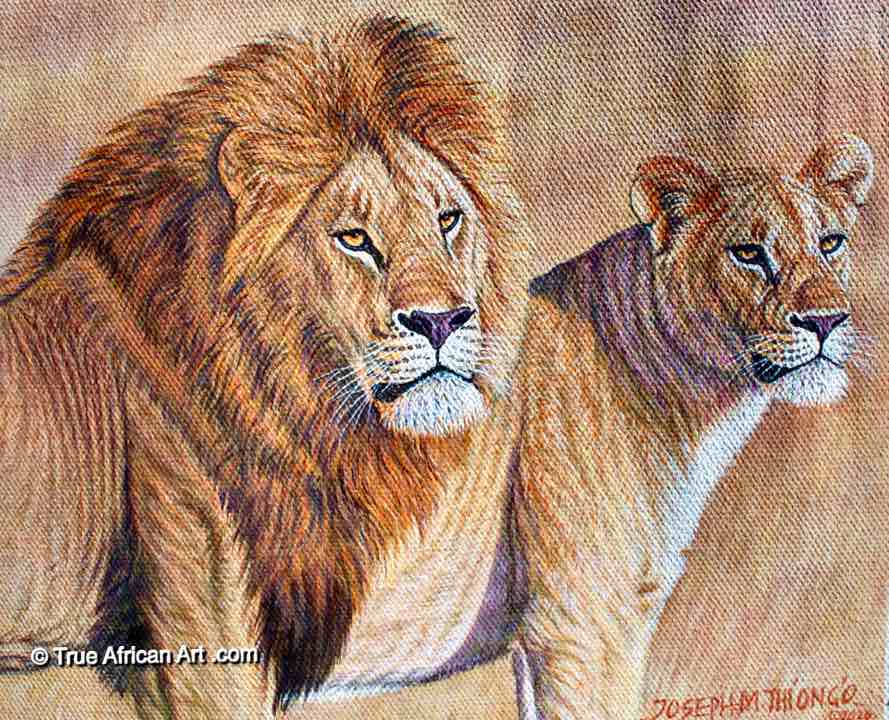 african animal paintings