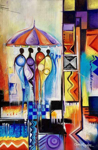 Olumide Egunlae |  Gambia |  One Umbrella  |  True African Art .com