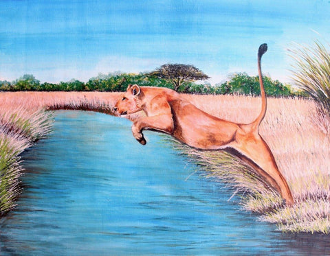 Richard Kimemia  |  Kenya  |  The Leap  |  True African Art.com