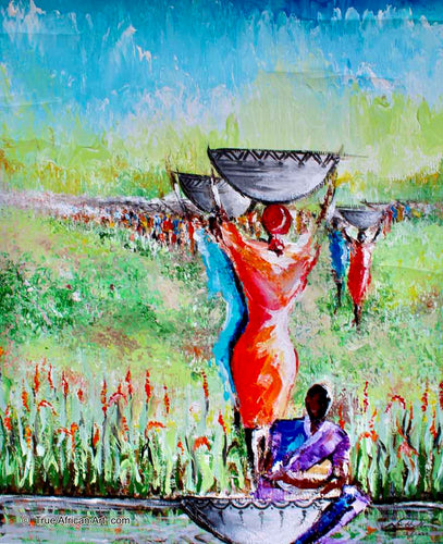 Nii Hylton | Ghana | "Stream Line" | Original | True African Art .com