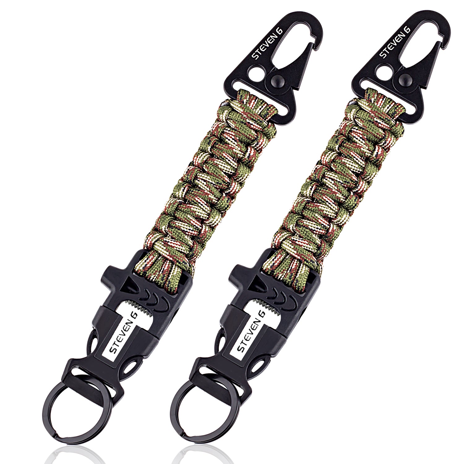 paracord survival keychain