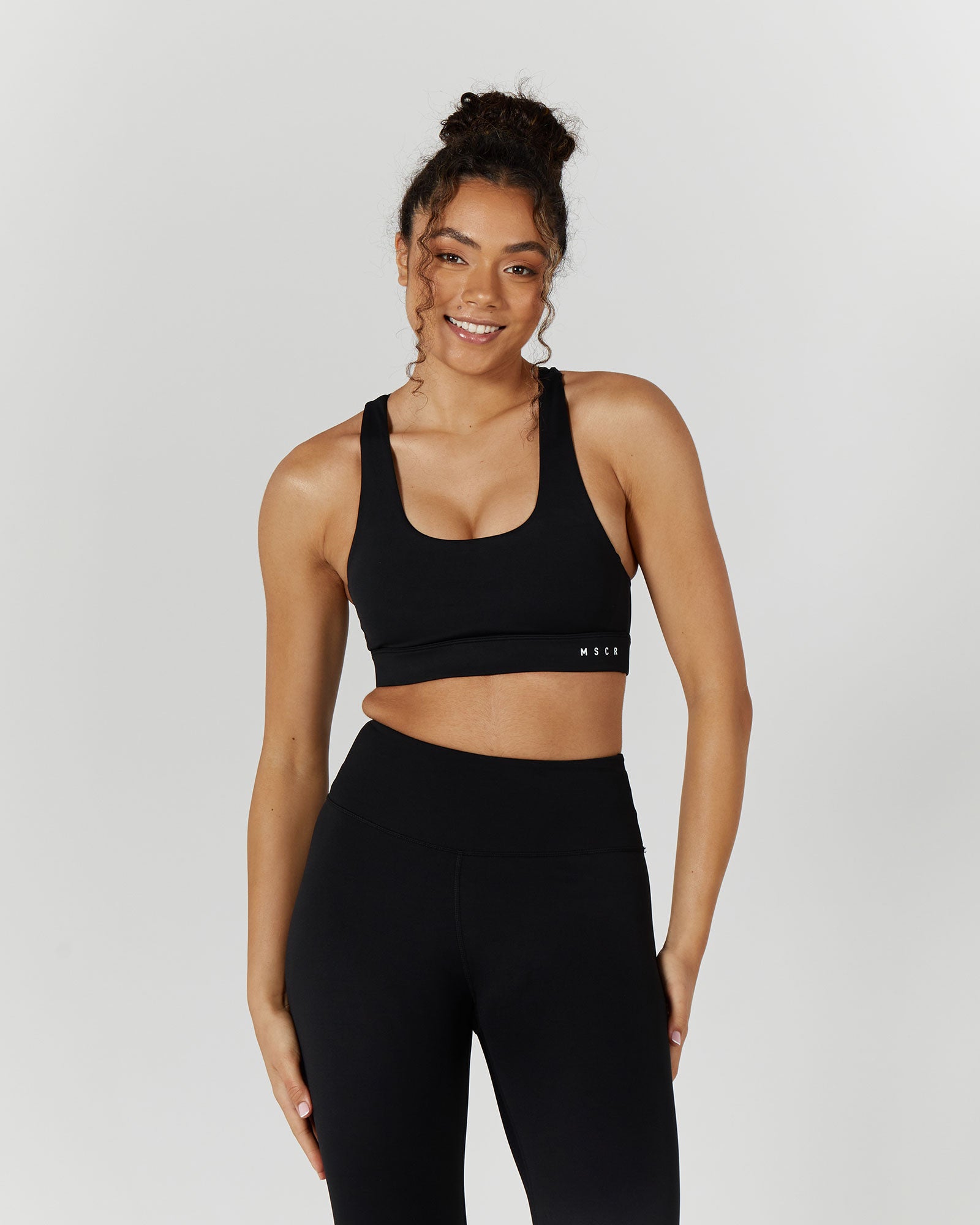 Image of AMBITION SPORTS BRA - BLACK