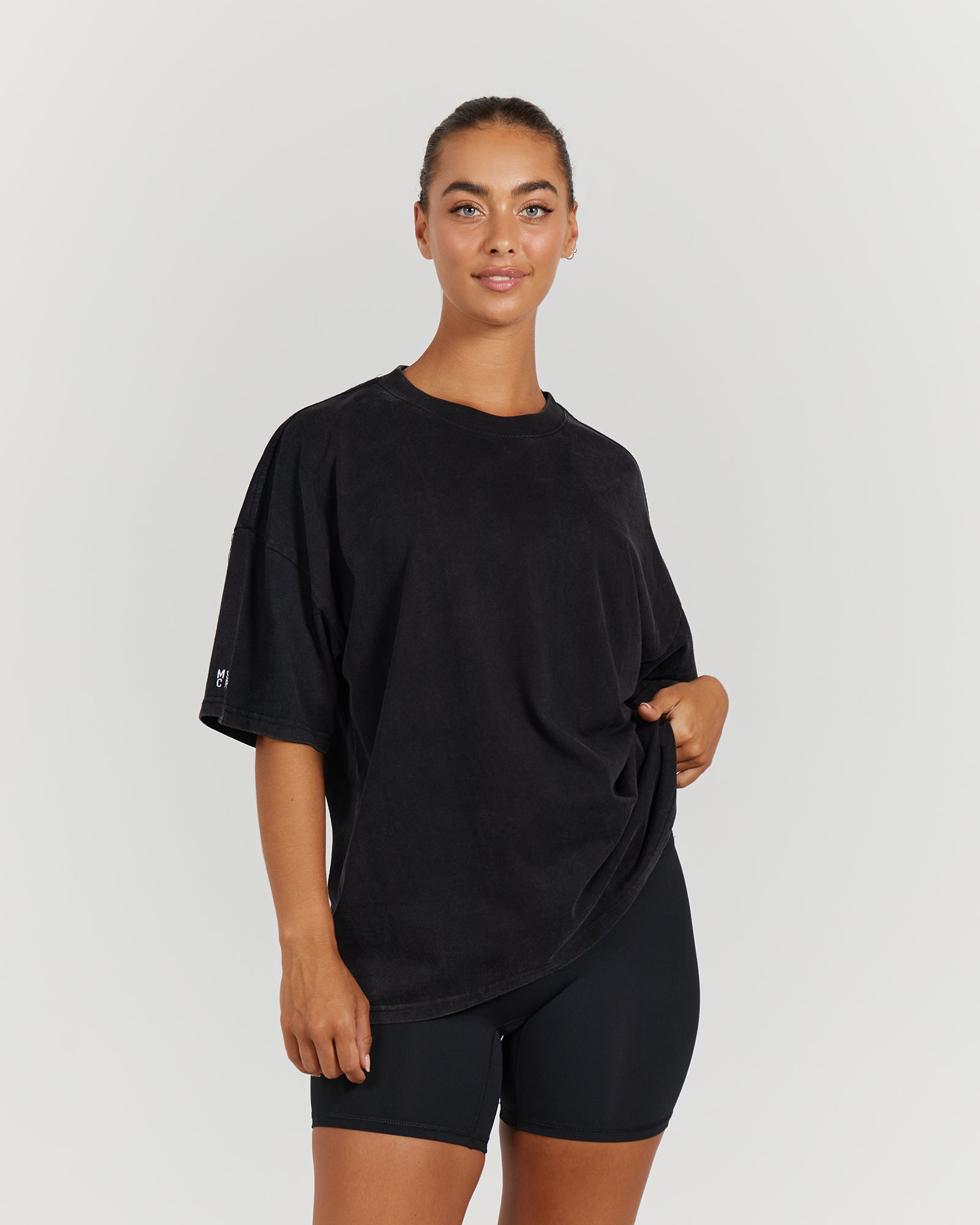 Image of BOYFRIEND TEE - WASHED BLACK