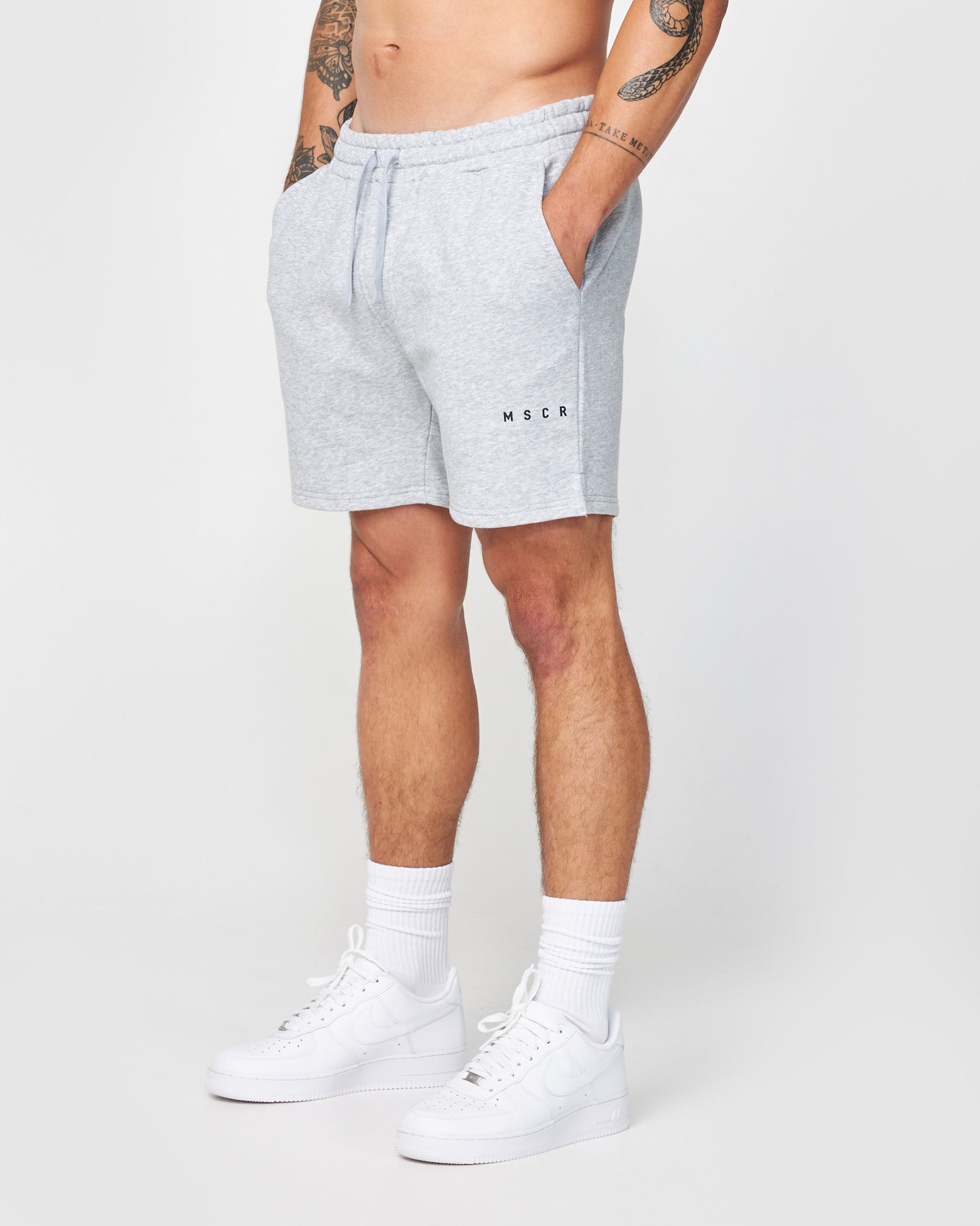 Image of WEEKEND REFRESH SHORT - GREY MARL