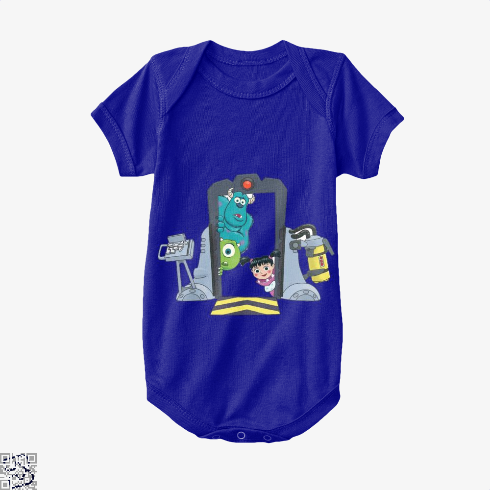 Boo Door Monsters Inc Baby Onesie