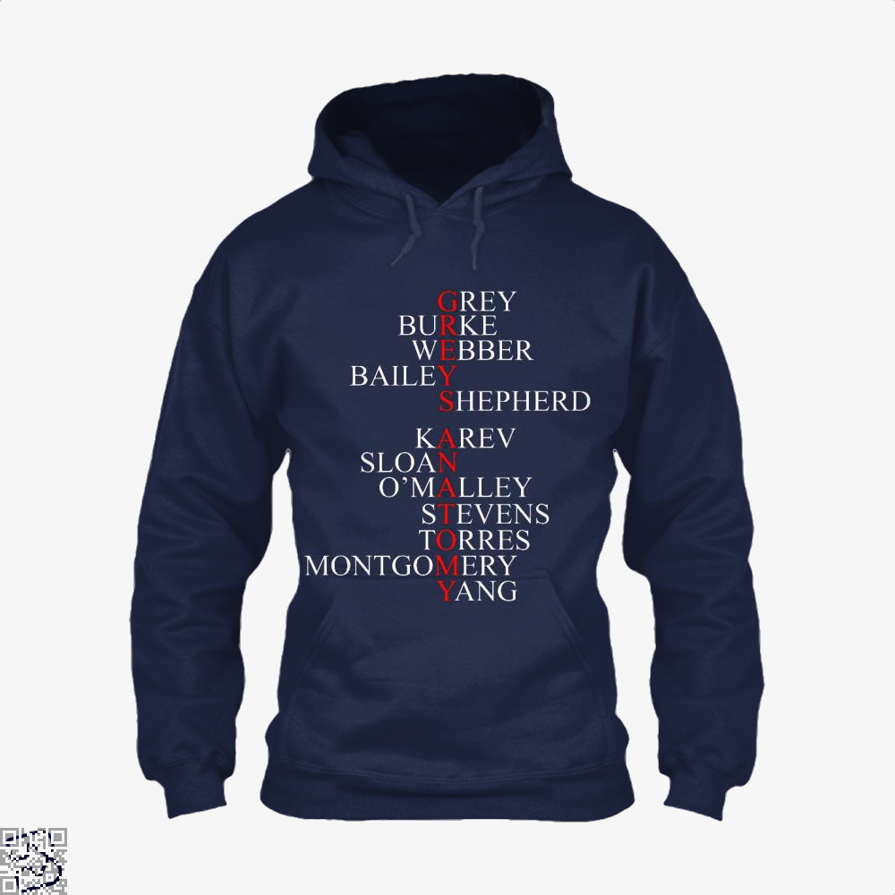 greys anatomy cast hoodie