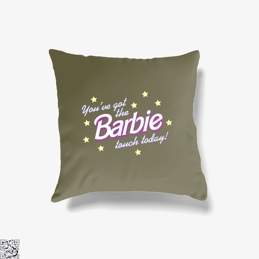 barbie throw pillow