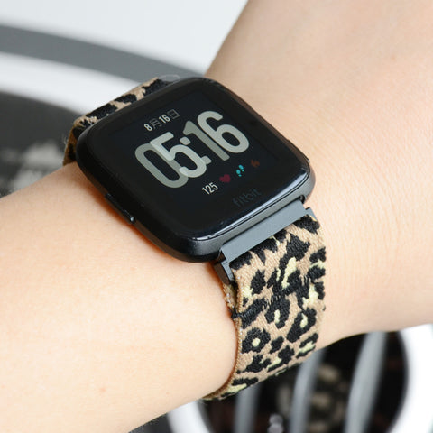 fitbit versa 2 cheetah band