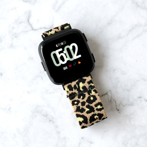 fitbit versa cheetah band