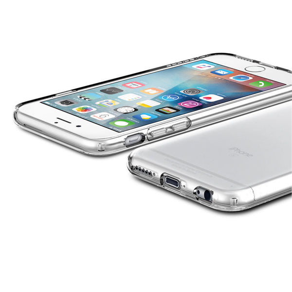 clear silicone iphone case silver