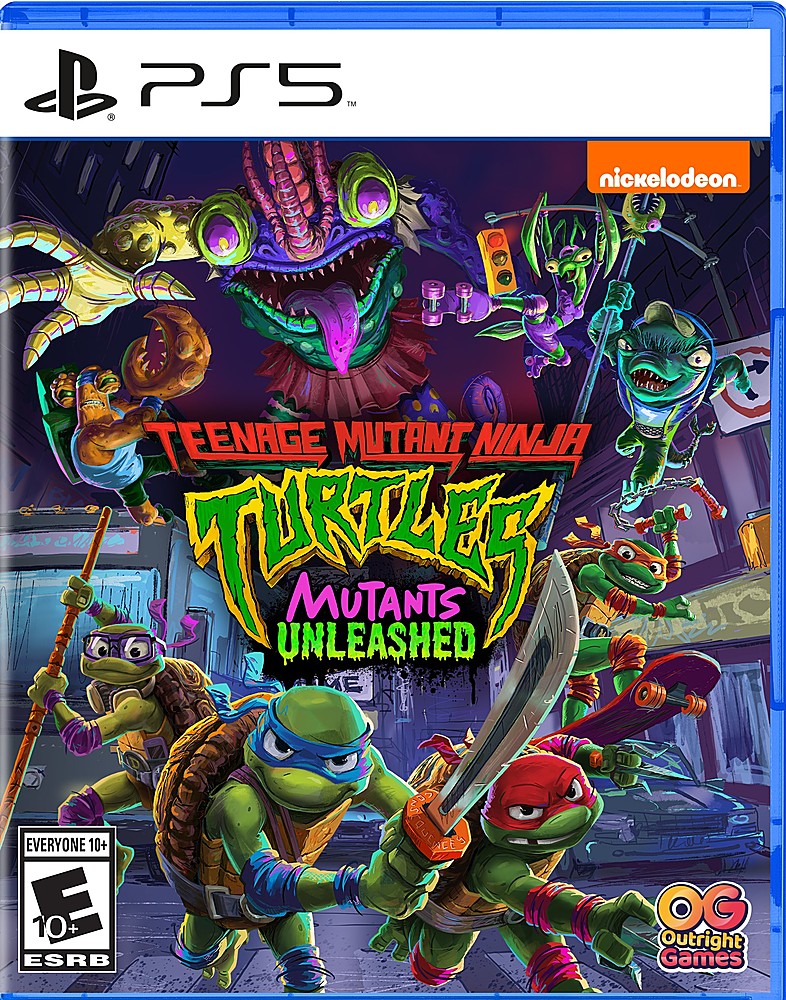 Teenage Mutant Ninja Turtles: Mutants Unleashed - (PS5) PlayStation 5 Video Games Outright Games   