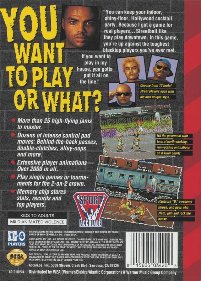 download barkley shut up and jam sega genesis