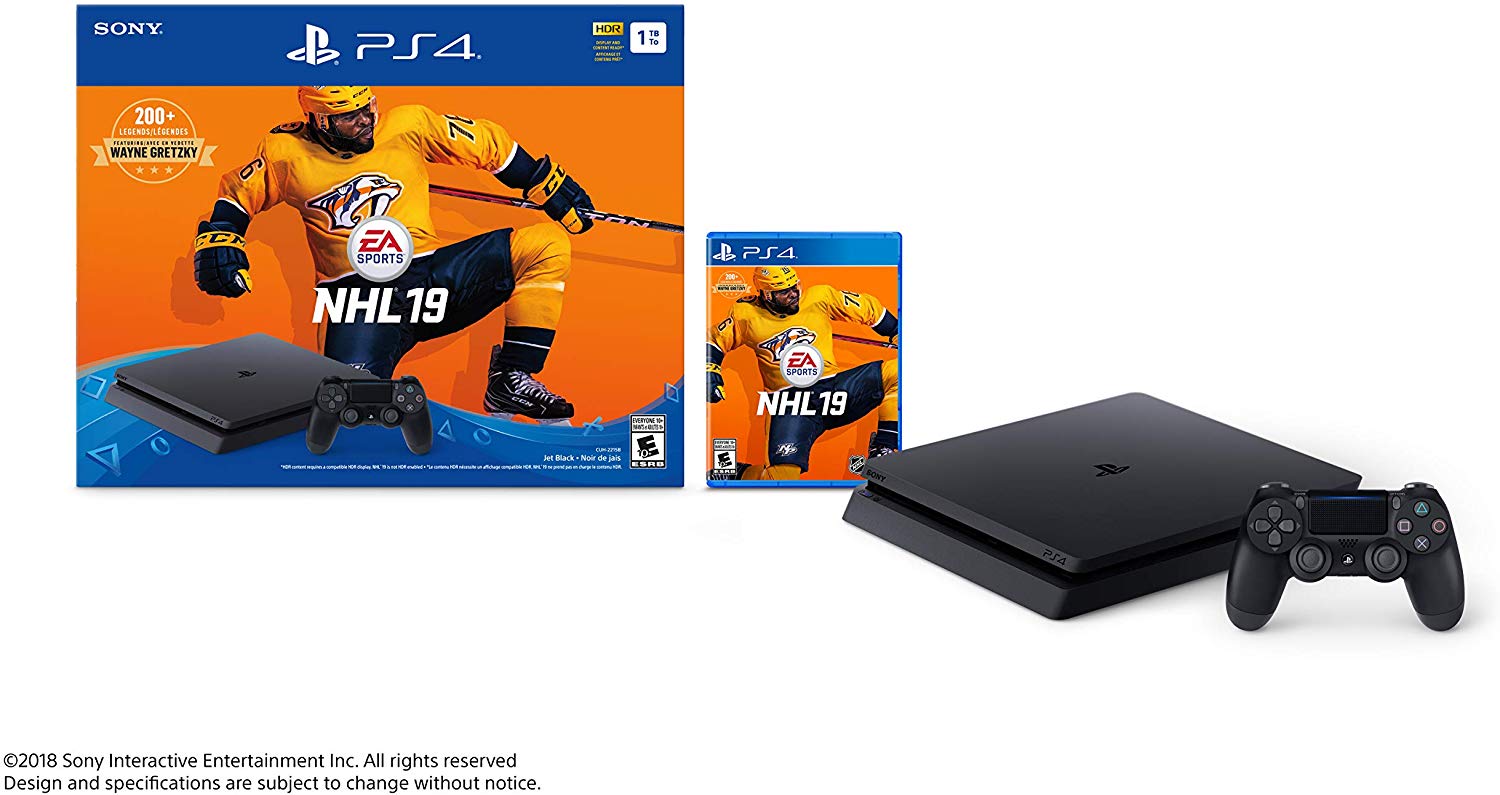 Sony PlayStation 4 1TB Slim - NHL 19 Bundle Edition – Video Games New York City