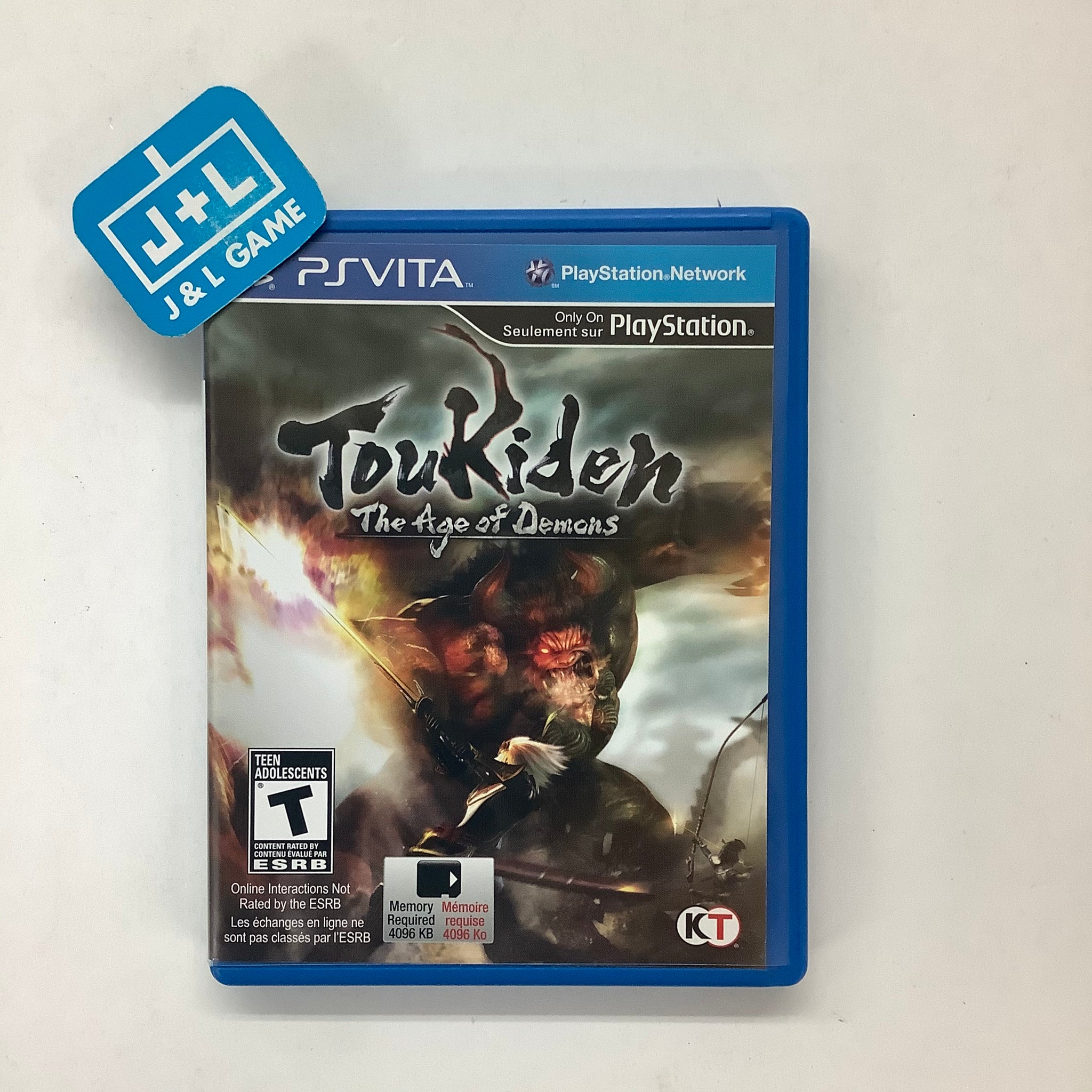 Toukiden The Age Of Demons Psv Playstation Vita Pre Owned J L Video Games New York City