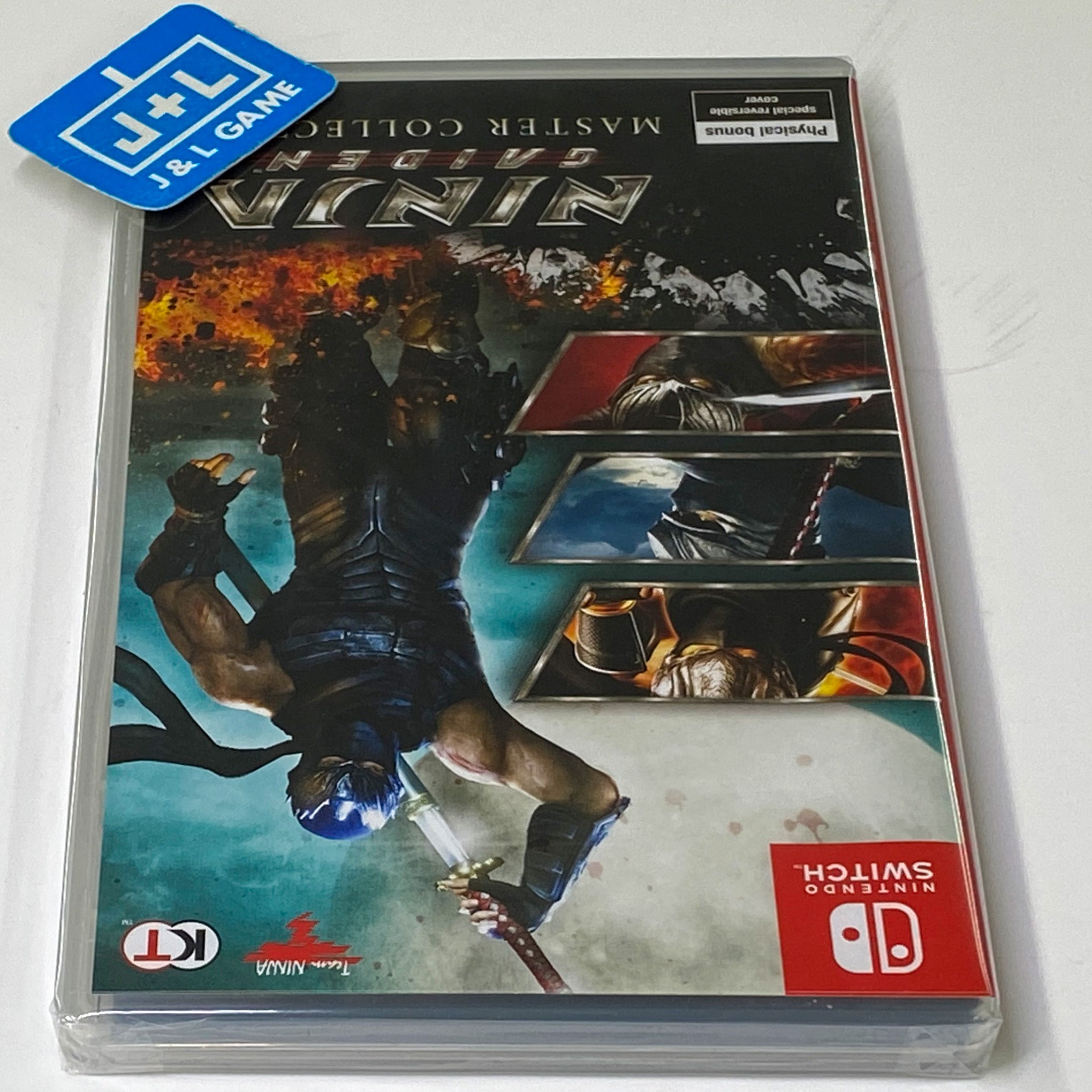 ninja gaiden master collection switch physical