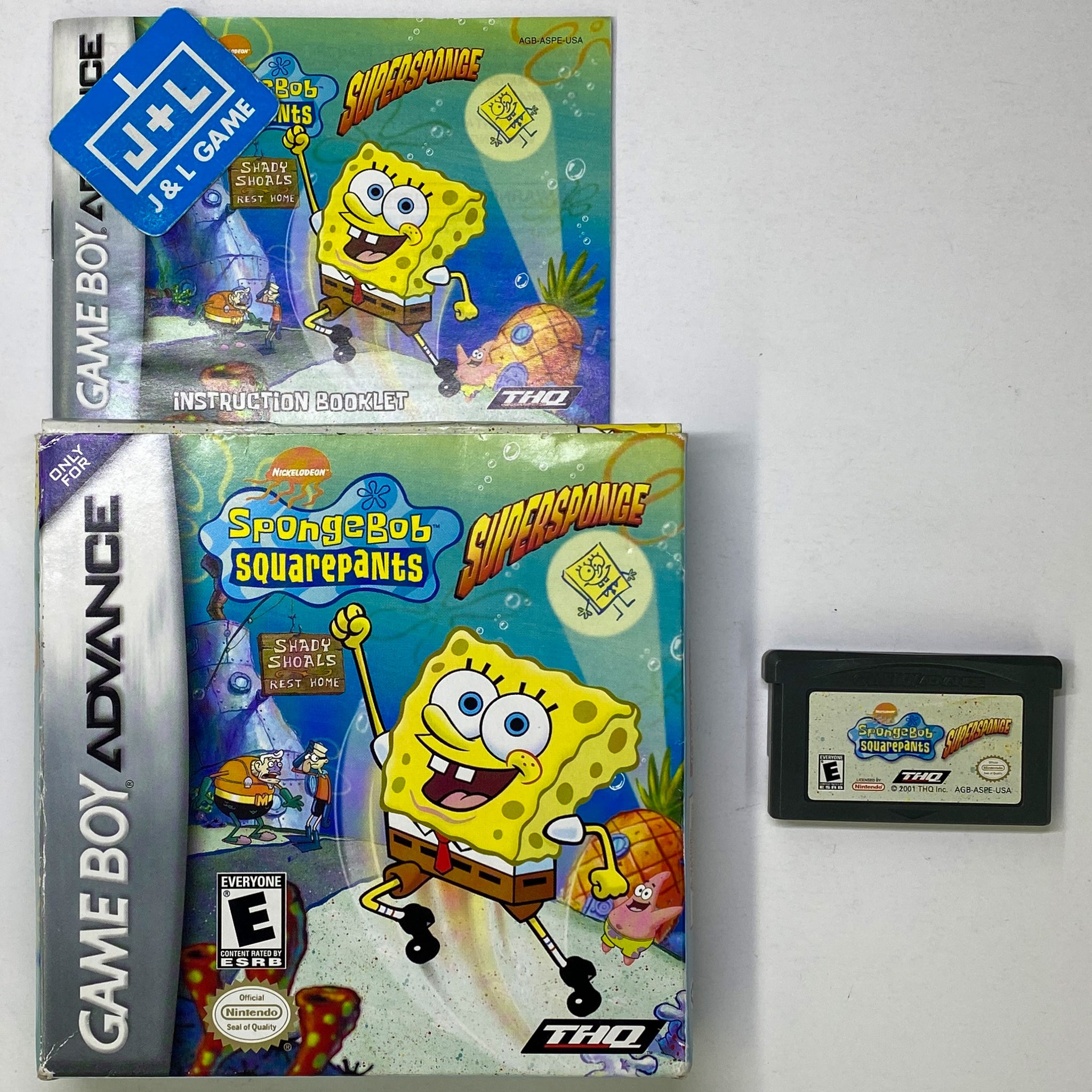 SpongeBob SquarePants: SuperSponge - (GBA) Game Boy Advance [Pre-Owned ...