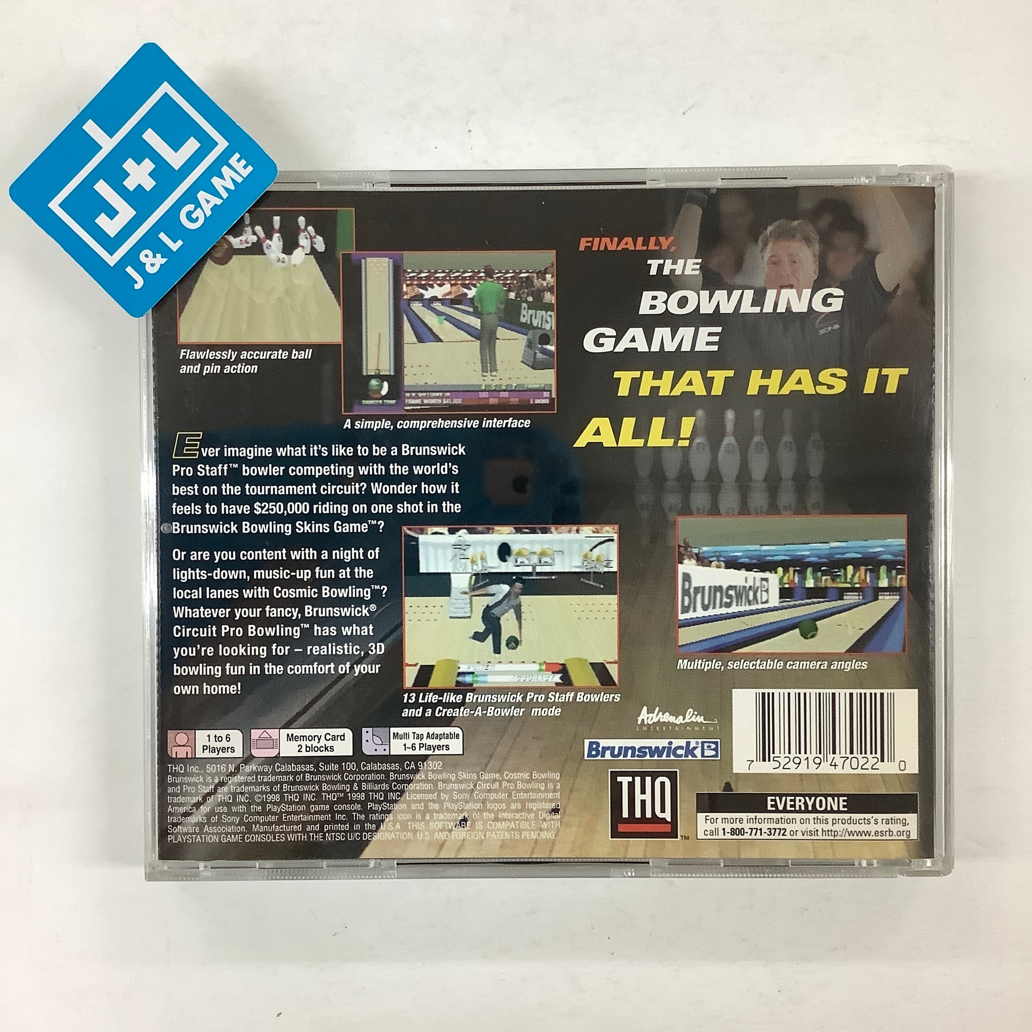 Brunswick Circuit Pro Bowling - (PS1) PlayStation 1 [Pre-Owned] – J&L ...