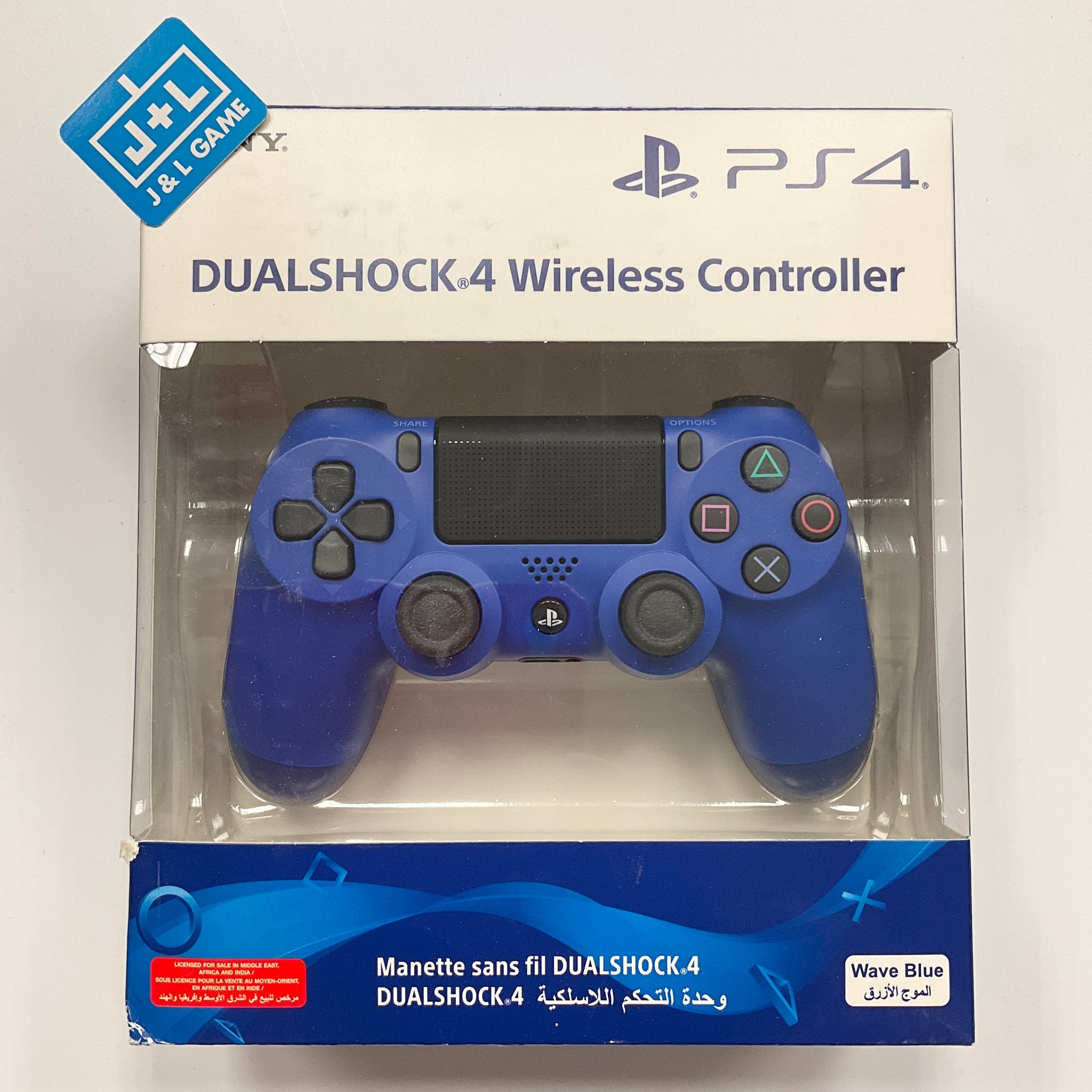 SONY 4 Dualshock 4 Controller (Wave Blue) - (PS4) – J&L Video Games New York City