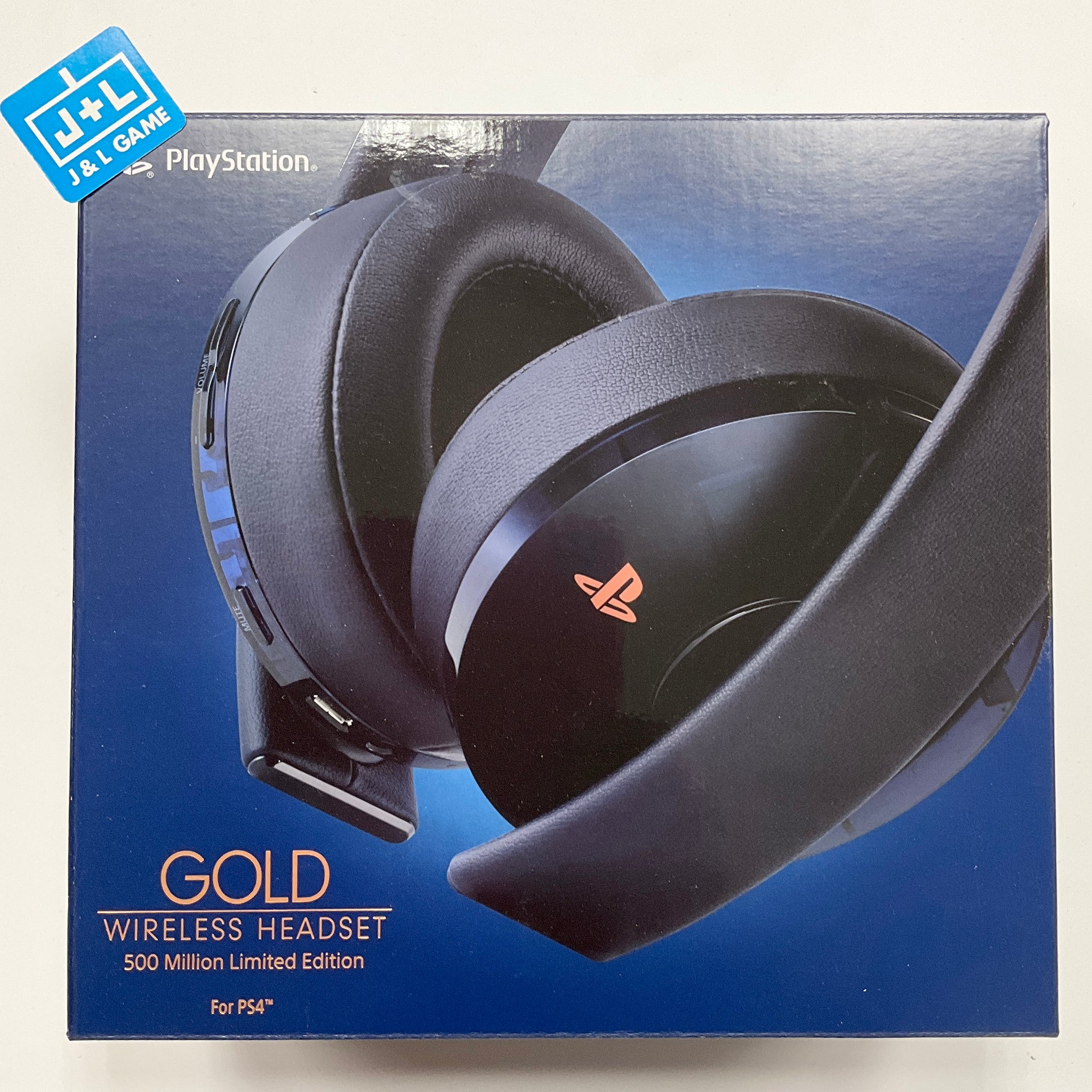 SONY PlayStation 4 Gold Wireless Headset 500 Million Edition - – J&L Video Games New York