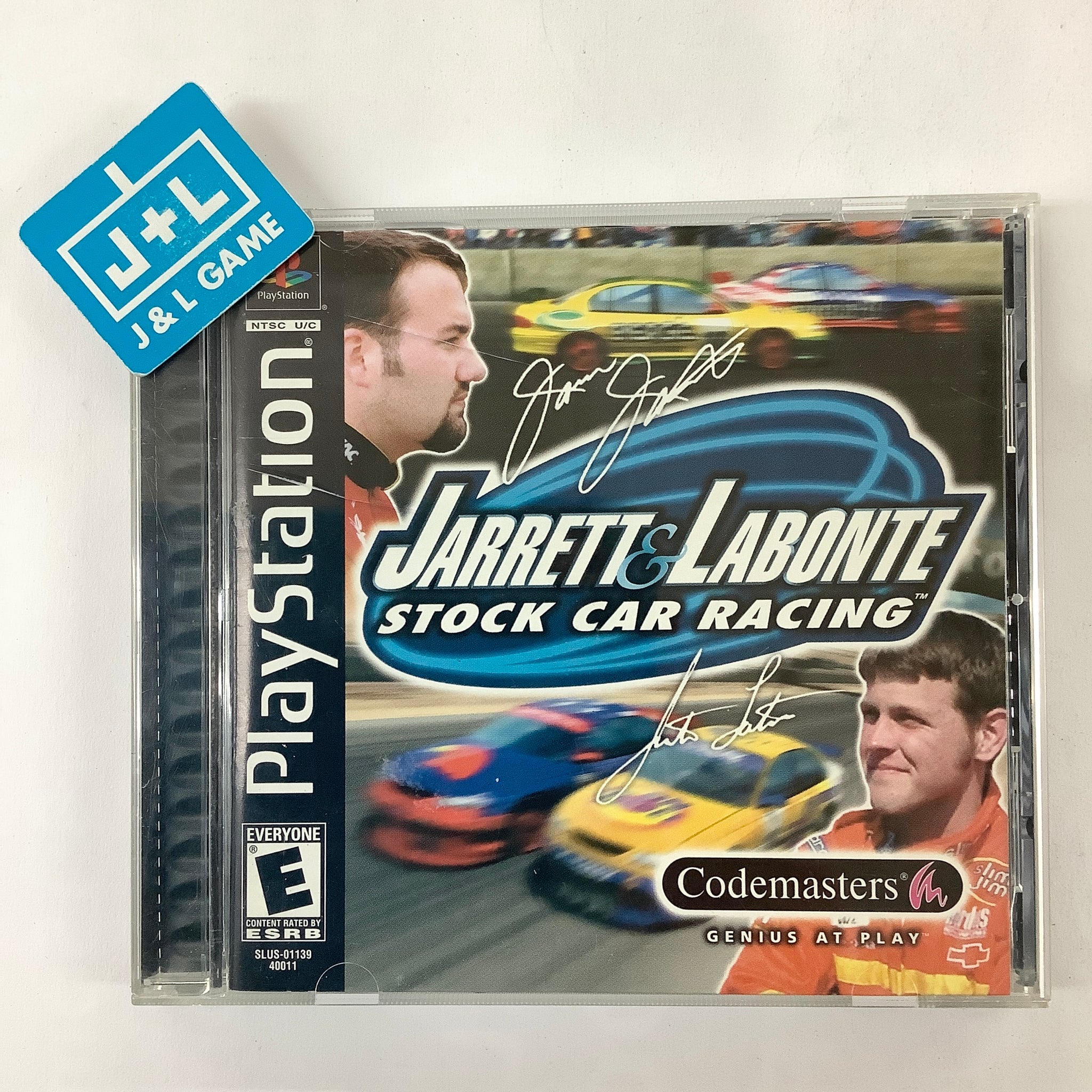Jarrett & Labonte Stock Racing - (PS1) PlayStation 1 J&L Games New York City