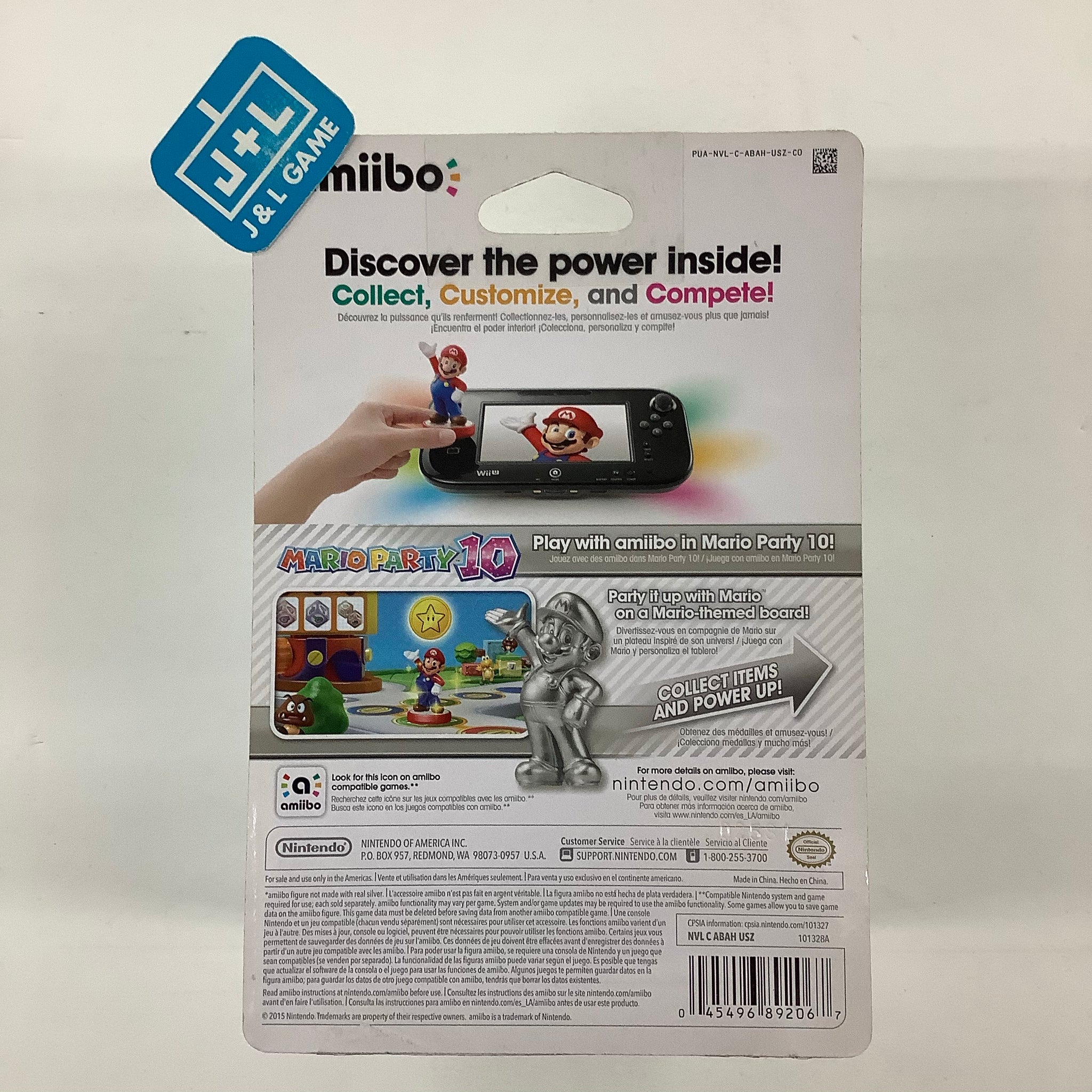 Mario (Silver Edition) (Super Mario series) - Nintendo WiiU Amiibo – J ...