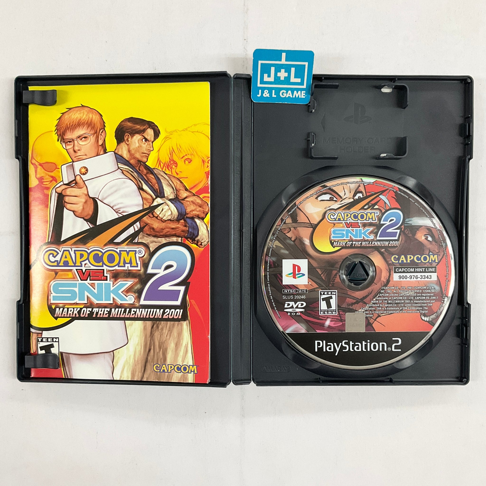 Capcom Vs Snk 2 Mark Of The Millennium 2001 Playstation 2 Pre Own Jandl Video Games New 