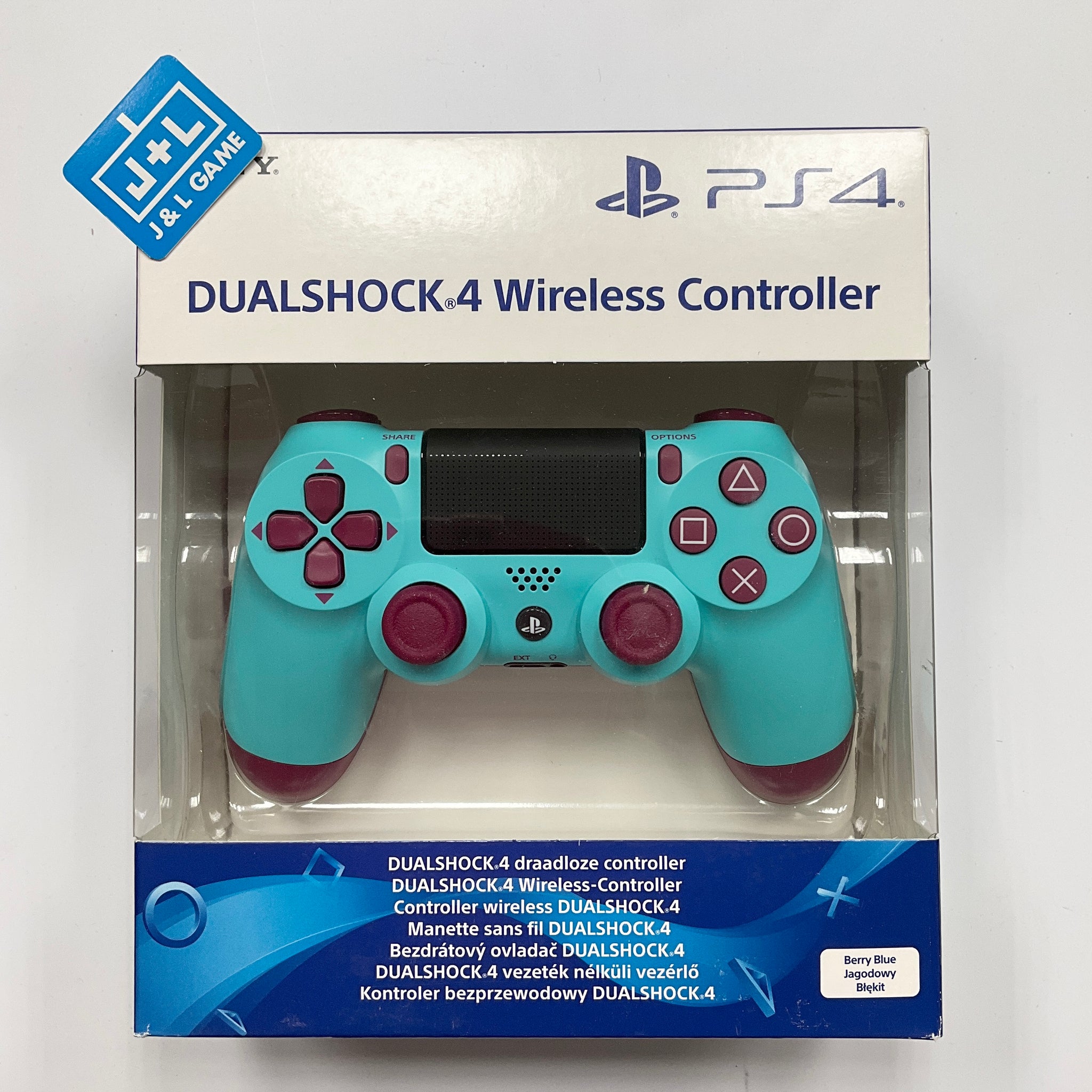 PlayStation 4 DualShock 4 Wireless Controller (Berry Blue) - (PS4 – J&L Video Games New York