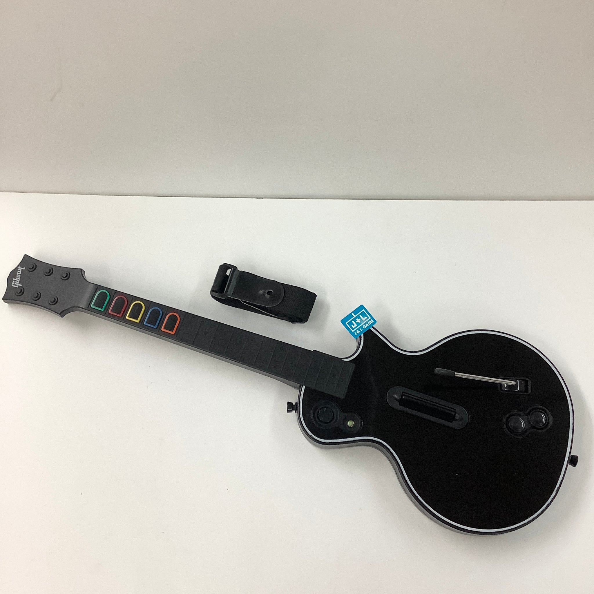 Playstation 3 PS3 Guitar Hero Wireless Les Paul Gibson with Dongle Strap  BUNDLE 