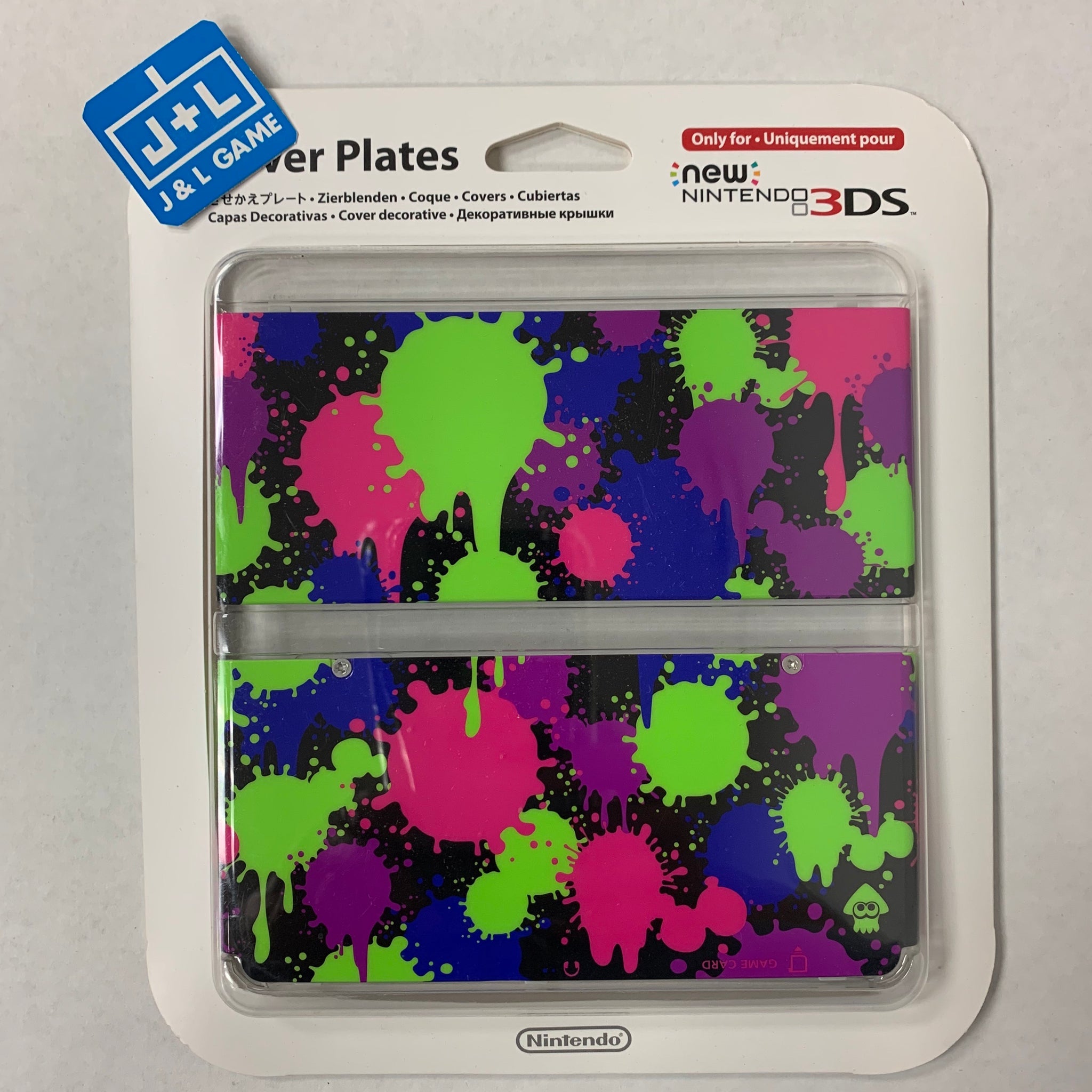 New Nintendo 3DS Plates (Splatoon) - New (Eu – J&L Video Games New York City