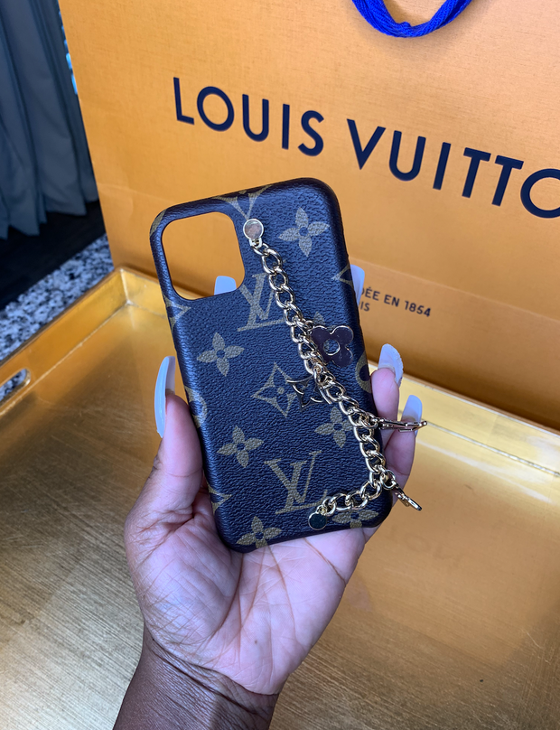 BROWN LV TRUNK CASE (SMALL LV PRINT), iphone case