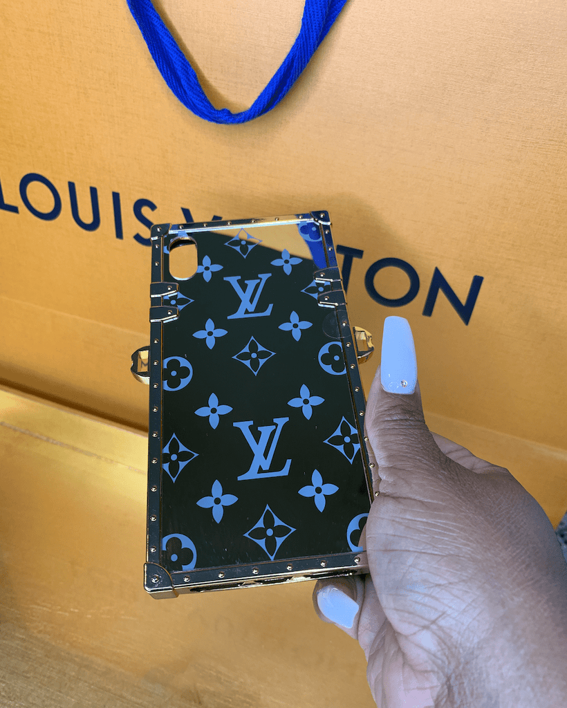 Clear LV iPhone case – GlamourDollShopco