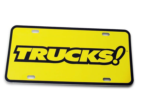 Trucks! License Plate – The PowerNation Store