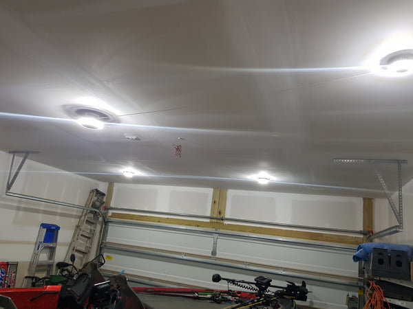 Sistema de iluminación de garaje no requiere cableado eléctrico Luz LED MPI Motion
