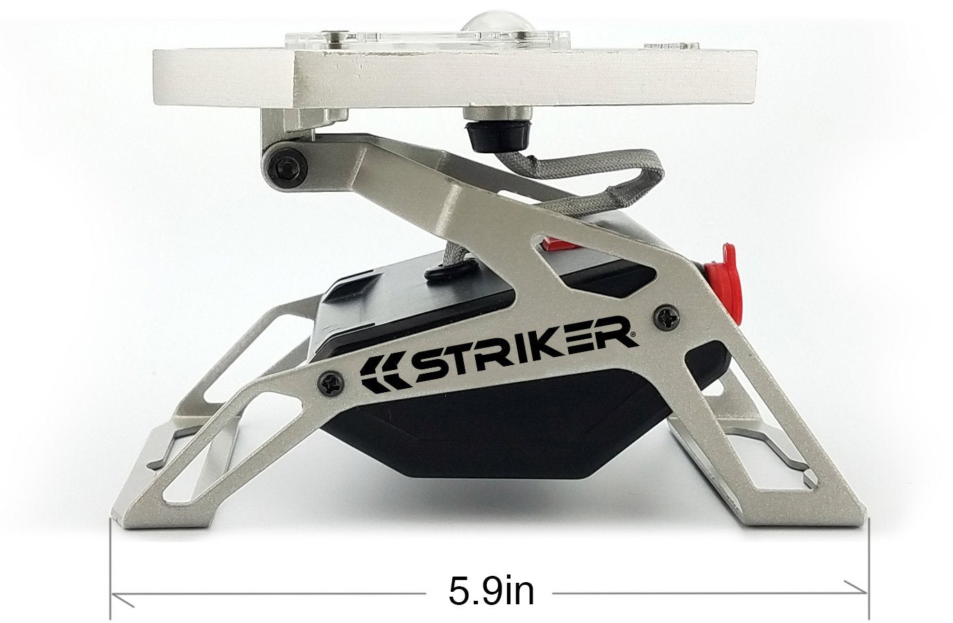 STKR Concepts Mobile Task Light - USB Rechargeable LED Portable Work Light Dimensions - Striker