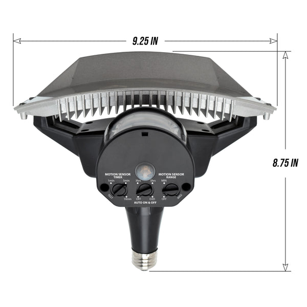 outdoor light dimensions - top shot