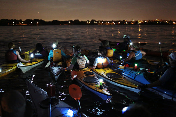 mini waterproof lantern for camping kayaking paddle board canoe and fishing
