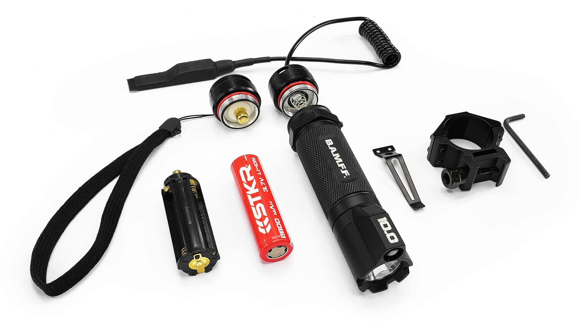 The STKR Concepts BAMFF 10.0 Dual LED Tactical Flashlight