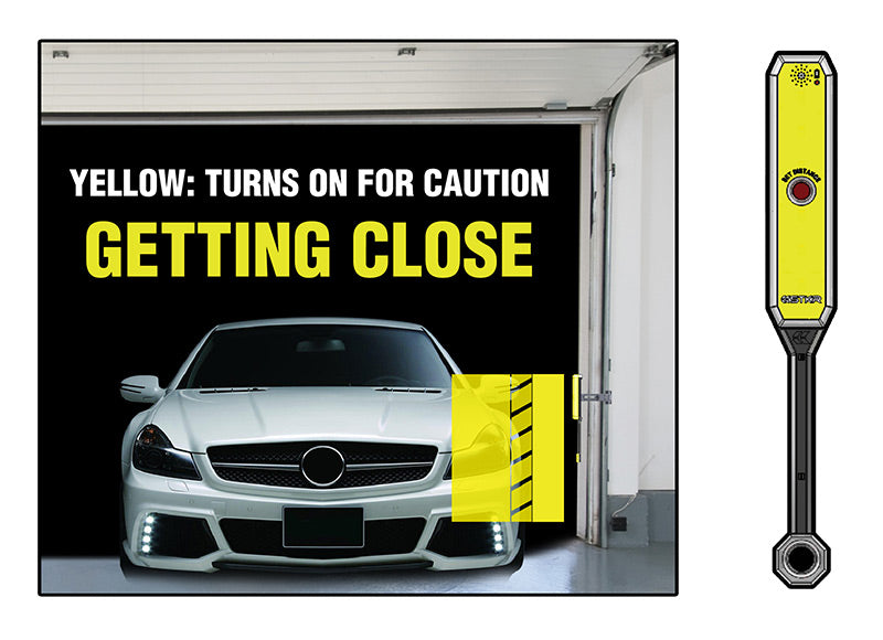 STKR Concepts Garage Side Parking Sensor step-by-step to parking car - step 2 slow down