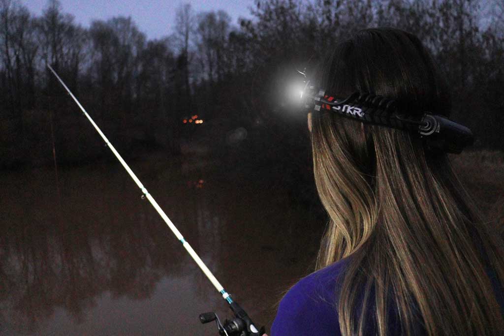 La pêche de nuit de la pêche du poisson de feux de voyant DEL de