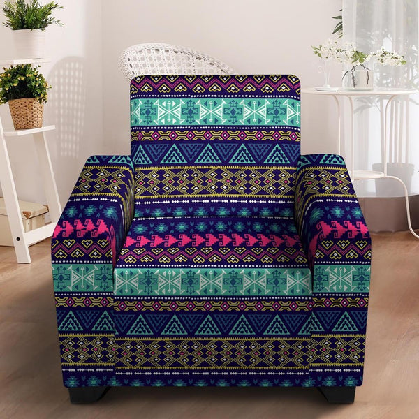 aztec print armchair