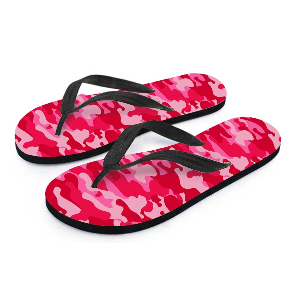 ladies camo flip flops