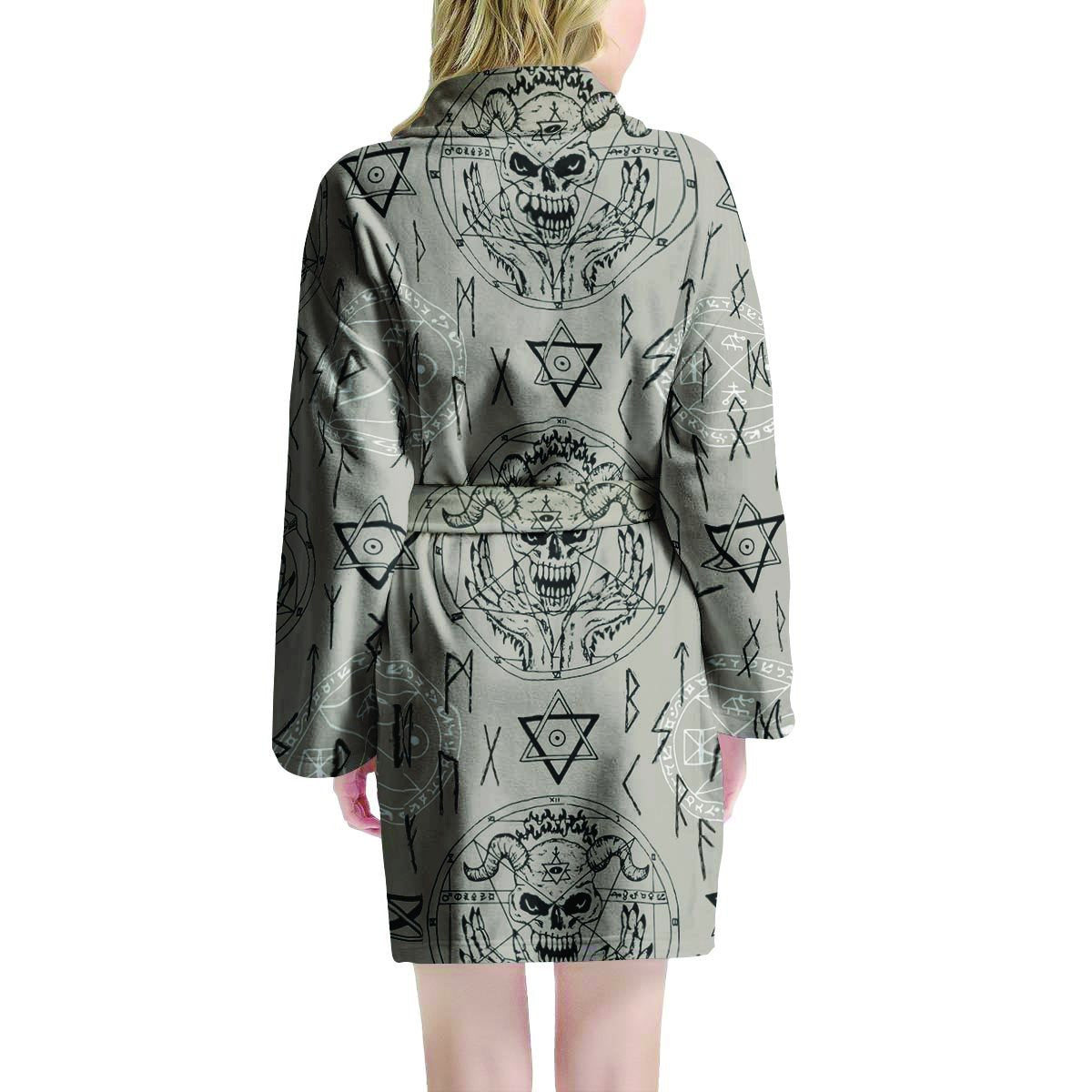 Satanic Devil Gothic Witch Women’s Robe – Grizzshopping