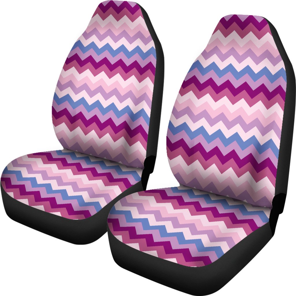 Zig Zag Pattern Print Universal Fit Car Seat Covers Grizzshopping