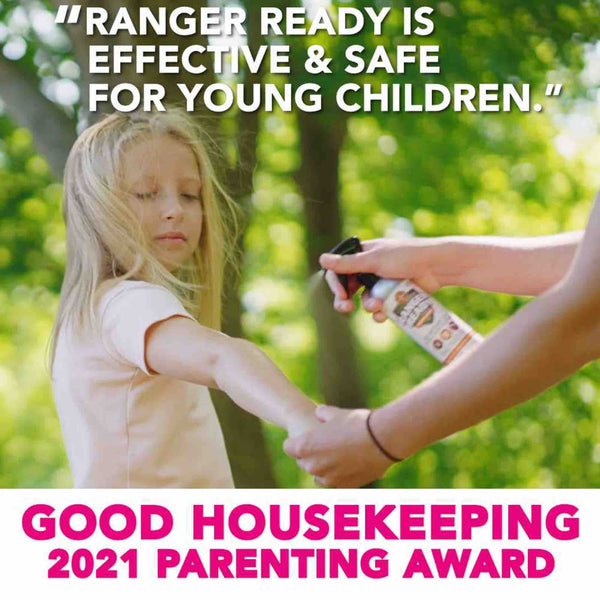 Ranger Ready Picaridin Bug Spray Wins Good Housekeeping 2021 Parenting Award - The Best Tick Repellent for Kids