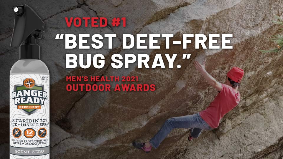 Men's Health Awards Ranger Ready Repellents as the #1 Deet-Free Bug Spray in Their 2021 Men's Health Outdoor Awards