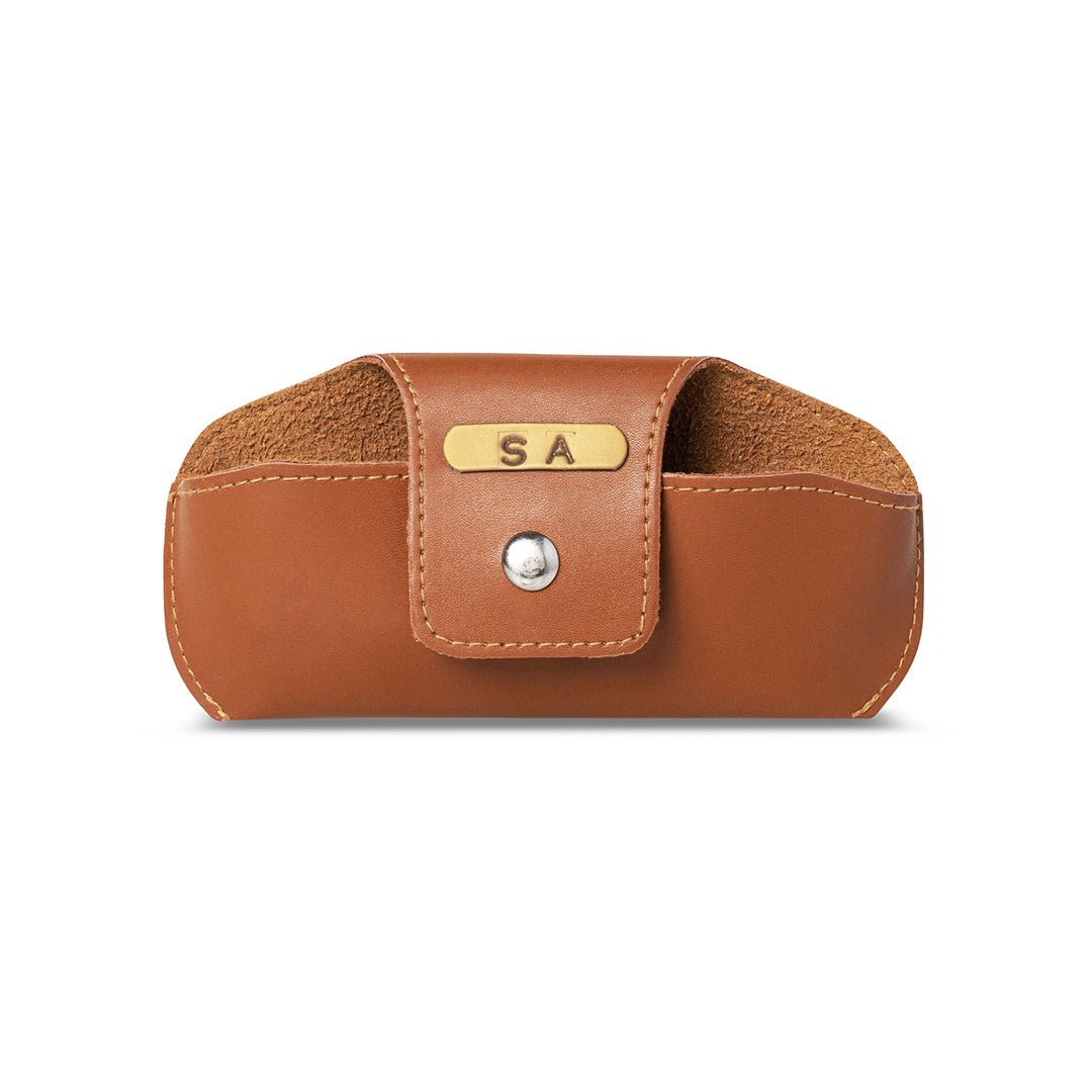 Personalised Eyewear Case - Brown - The Signature Box