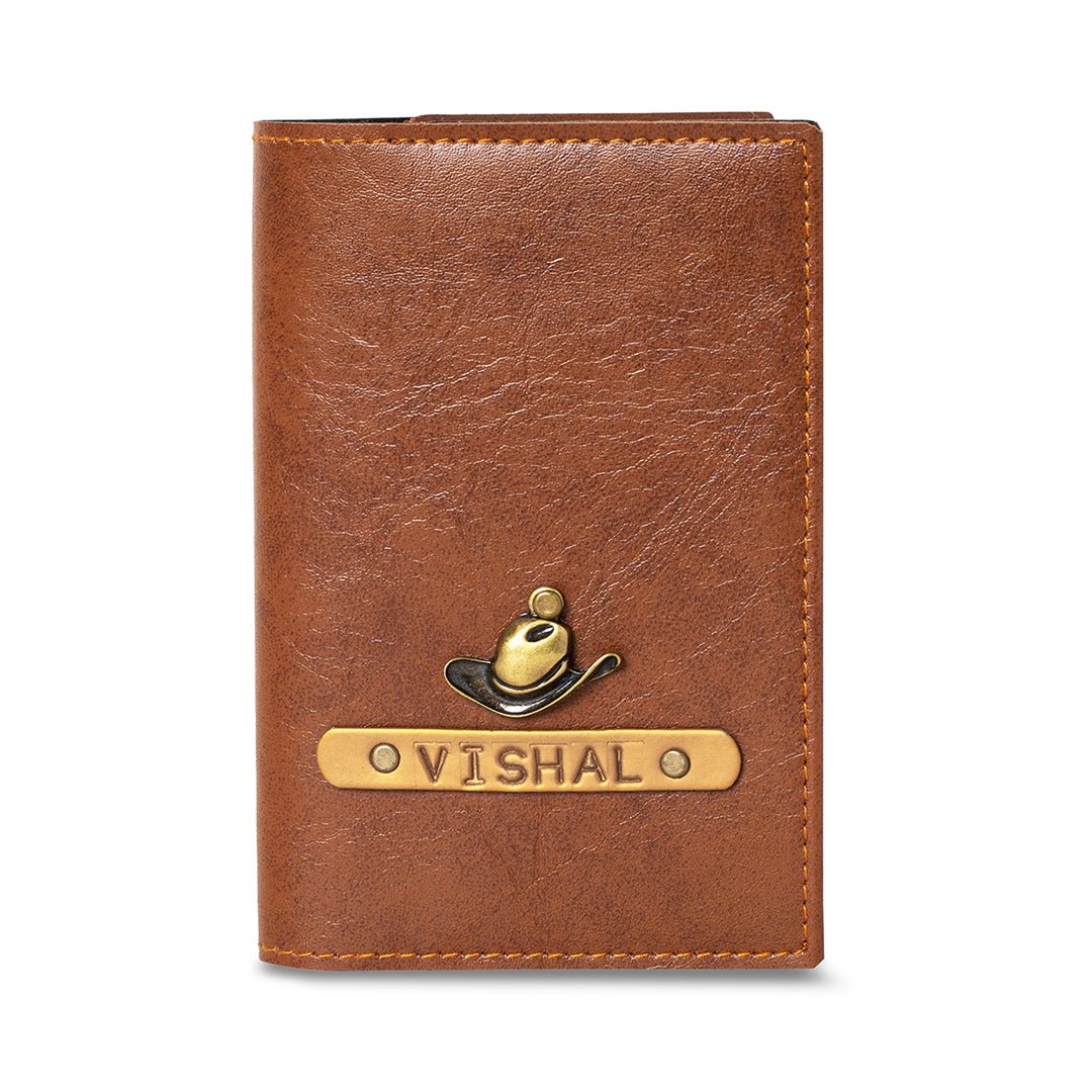 Personalised Brown Passport Cover